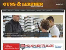 Tablet Screenshot of gunsandleather.com